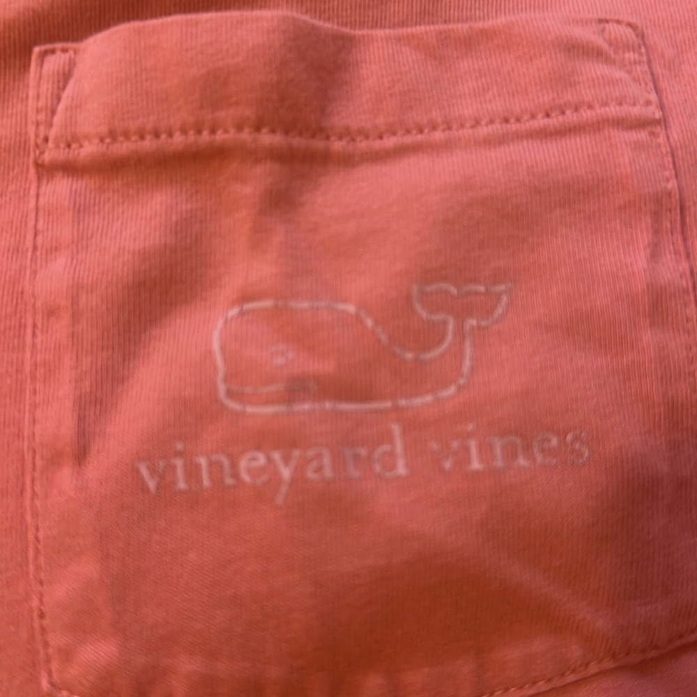 Vineyard Vines Orange Short Sleeve Tee - Picture 2 of 4